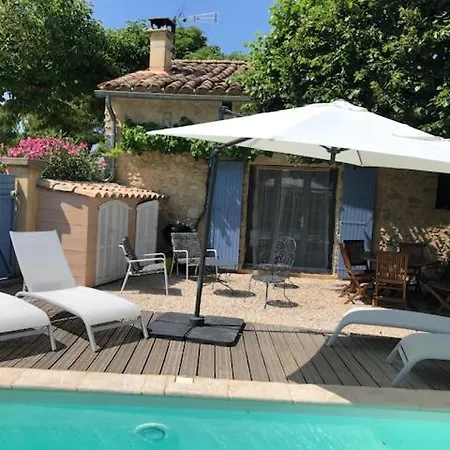 Maison De Plain Pied Pour 4 Pers Piscine Lussan Holiday home *